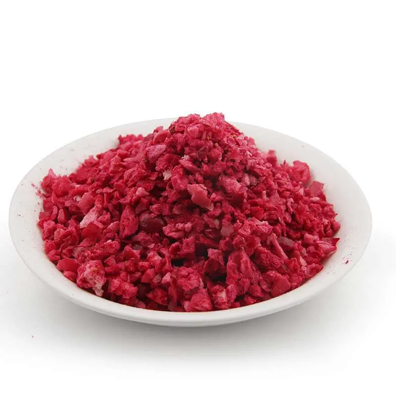 Freeze-Dried Fruits Cranberry Dice Granules for Yogurt/Cereal